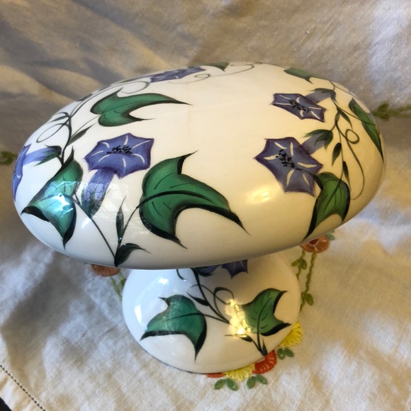 Handmade signed porcelain mushroom - Picture 2 of 6